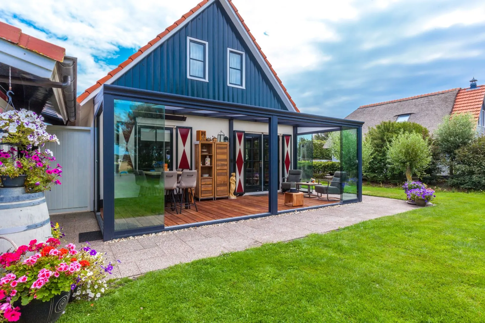 Aluminium verandas by Rainford Buildings